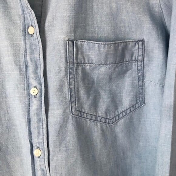 Never Been Worn J Crew Factory Chambray Shirt in Signature Fit - Picture 7 of 10